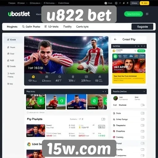 Exploração do design e usabilidade do site u822 bet