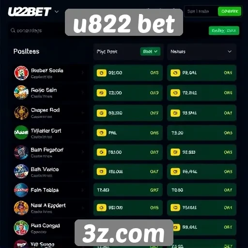 Opções de pagamento disponíveis no u822 bet